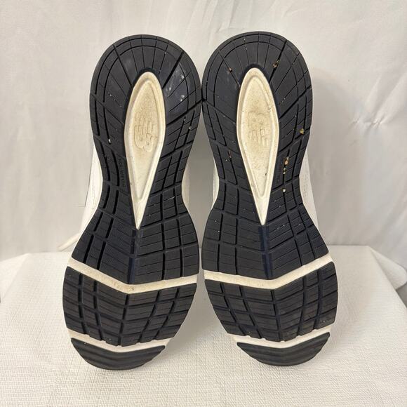 New Balance 608v5 Mens Shoes Size 12D White Navy Leather - Picture 9 of 9